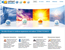 Tablet Screenshot of cattani-idraulica.com